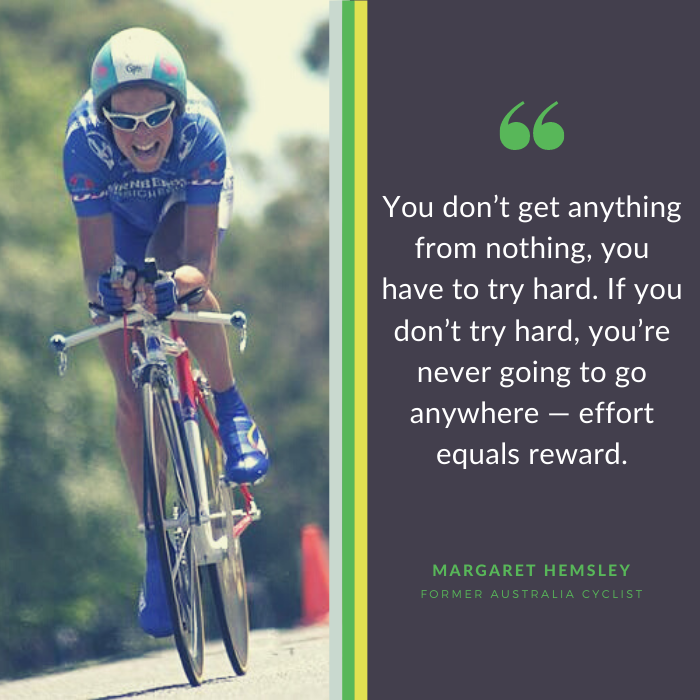 Margaret Hemsley, former Australian cyclist.